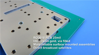 Rogers RO3010 PCB 2-Schicht 1oz Kupfer Hochfrequenz-HF-Substrat